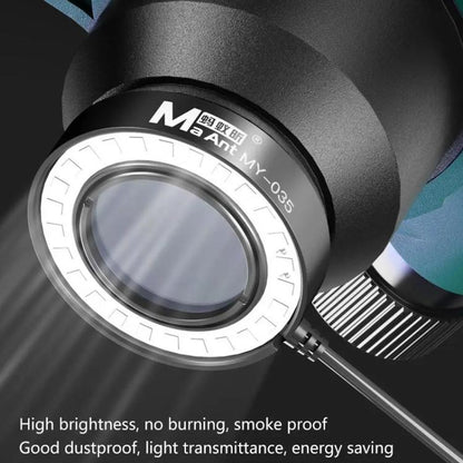 MaAnt R65 Sky Eye 6.5-65X Synchronous Zoom Trinocular Stereo Microscope with Aluminum Alloy Base, MaAnt R65(Blue), MaAnt R65(Green)  MaAnt R65 天眼 6.5-65倍同步变焦三目立体显微镜，配备铝合金底座（绿色）