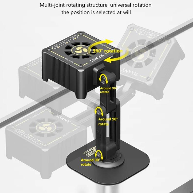 MaAnt M066 3W Multi-function Rechargeable UV Curing Cooling Fan, MaAnt M066