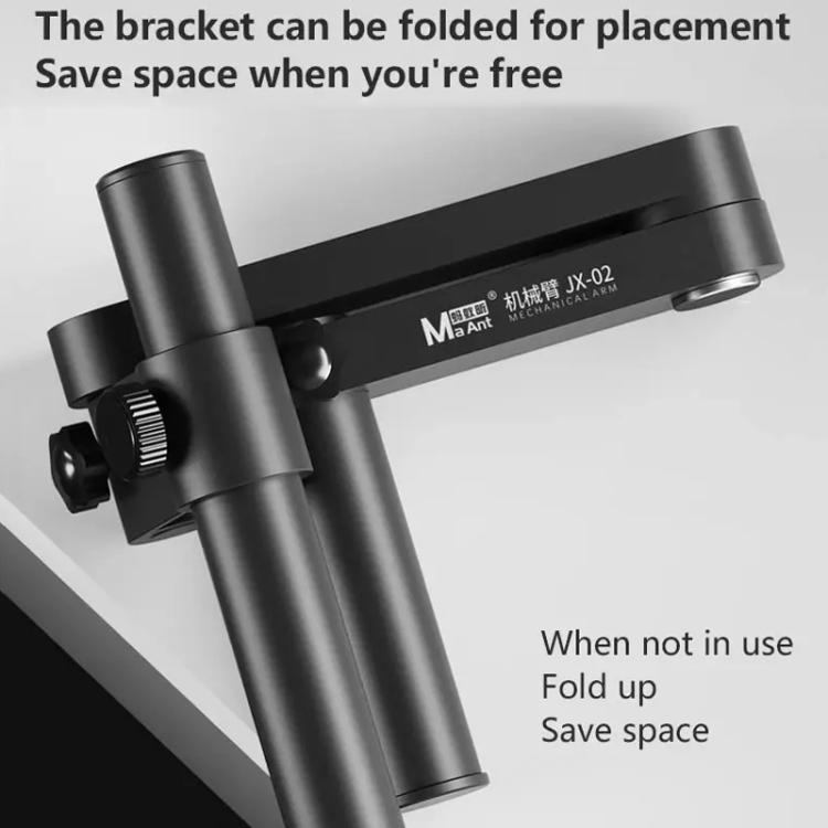 MaAnt JX-02 Robotic Arm 360 Rotating Metal Microscope Swinging Arm, MaAnt JX-02