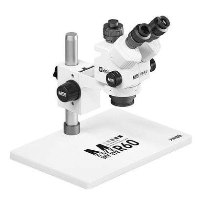 MaAnt Sky Eye R60 7-60X Colorful Trinocular Microscope with Large Base