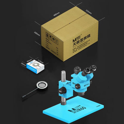 MaAnt Sky Eye R60 7-60X Colorful Trinocular Microscope with Large Base