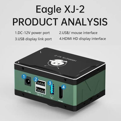 MaAnt XJ-2 Eagle Eye 4K HD Video Industrial Microscope Camera, MaAnt XJ-2 EU Plug