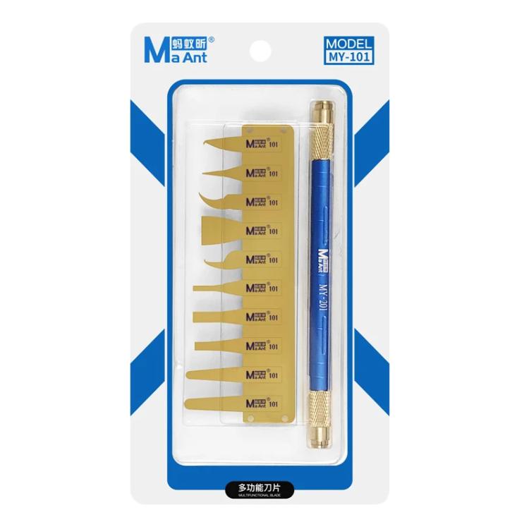 MaAnt MY-101 Ultra Thin Stainless Steel Remove Glue Blade Set, MaAnt MY-101