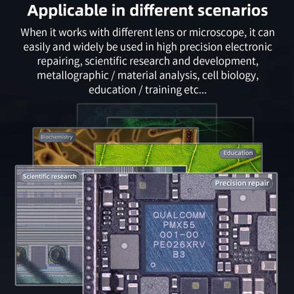 QianLi 6.5X-58X Gorilla 4K Industrial Camera, US Plug, EU Plug