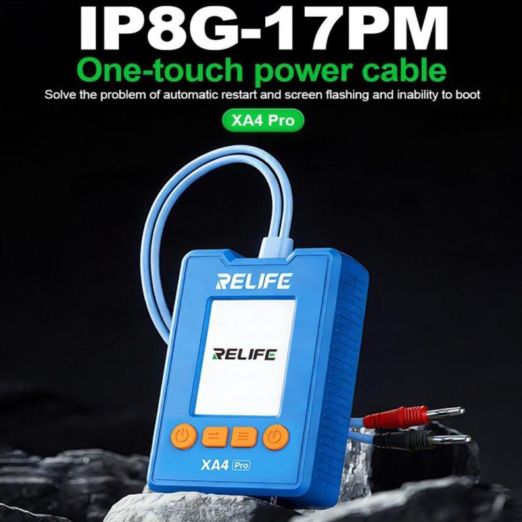 RELIFE XA4 Pro One-Touch HD Display Power Cable with USB / Type-C Dual Interface for iPhone 8-17 Pro Max