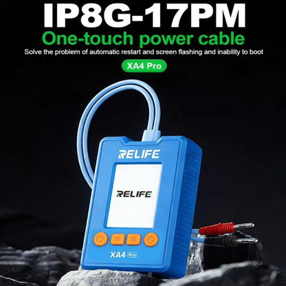 RELIFE XA4 Pro One-Touch HD Display Power Cable with USB / Type-C Dual Interface for iPhone 8-17 Pro Max