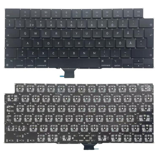 UK Big Enter Version Sweden Keyboard, For MacBook Pro 16.2 A3186, For MacBook Pro 16.2 A3403, For MacBook Pro 14.2 A3401, For MacBook Pro 14.2 A3185
