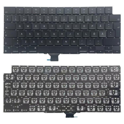 UK Big Enter Version Sweden Keyboard, For MacBook Pro 16.2 A3186, For MacBook Pro 16.2 A3403, For MacBook Pro 14.2 A3401, For MacBook Pro 14.2 A3185