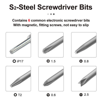 BEST BST-9909 7 in 1 Adjustable Torque Screwdriver Set with S2 Screwdriver Bits, BEST BST-9909