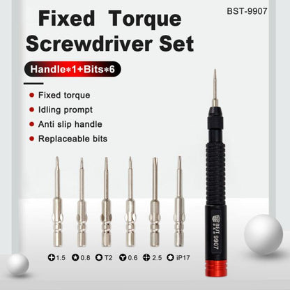 BEST BST-9907 7 in 1 Torque Screwdriver Set with S2 Screwdriver Bits, BEST BST-9907