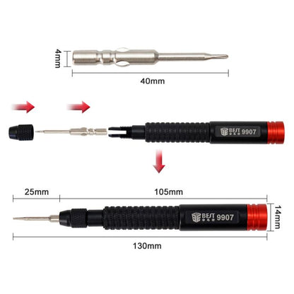 BEST BST-9907 7 in 1 Torque Screwdriver Set with S2 Screwdriver Bits, BEST BST-9907