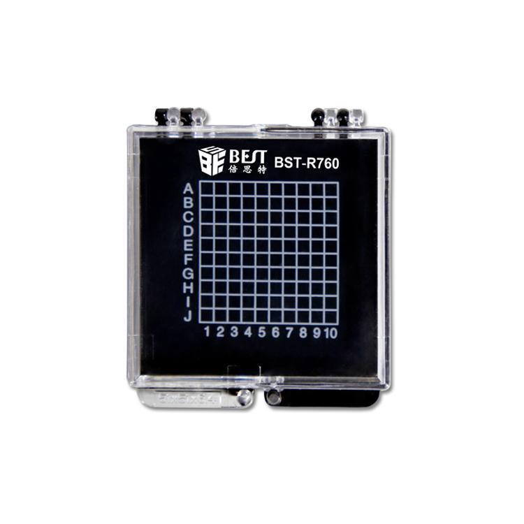 BEST BST-R760 Mini Anti-static Transparent Self-adsorbing Chip Plastic Box, BEST BST-R760