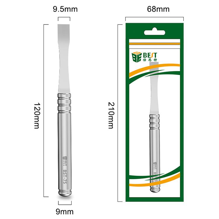 BEST BST-75 Stainless Steel Scraping Tin Knife, BEST BST-75