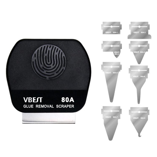 BEST VBST-80A Stainless Steel Multipurpose Magnetic Double-sided Glue Removal Scraper Set, BEST VBST-80A