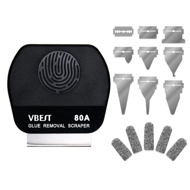 BEST VBST-80B Stainless Steel Multipurpose Magnetic Double-sided Glue Removal Scraper Set, BEST VBST-80B