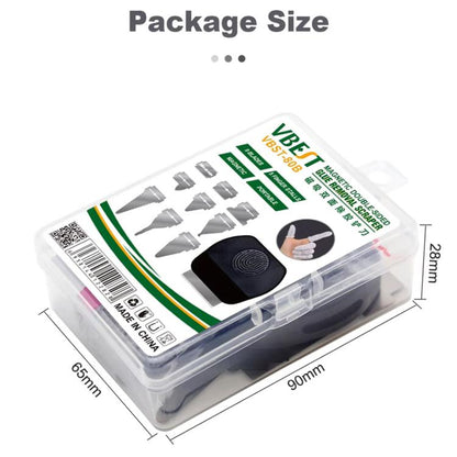 BEST VBST-80B Stainless Steel Multipurpose Magnetic Double-sided Glue Removal Scraper Set, BEST VBST-80B