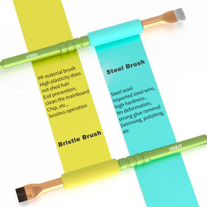 BEST VBST-81 Motherboard IC Glue Removal Chip Dust Aluminum Alloy Clean Brush Set, BEST VBST-81