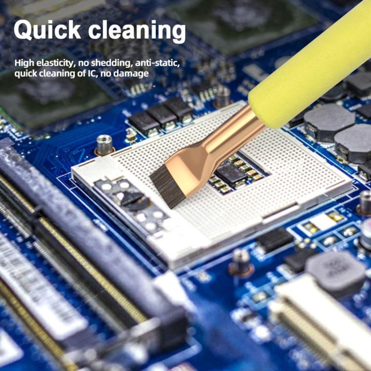 BEST VBST-81 Motherboard IC Glue Removal Chip Dust Aluminum Alloy Clean Brush Set, BEST VBST-81