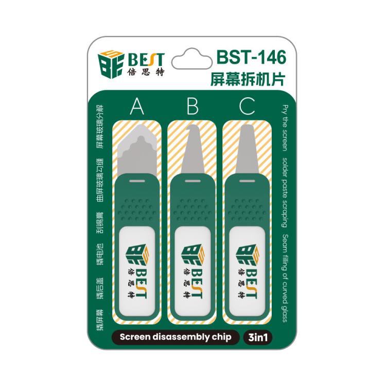 BEST BST-146 3 in 1 Disassembly Steel Pry Plate Set, BEST BST-146