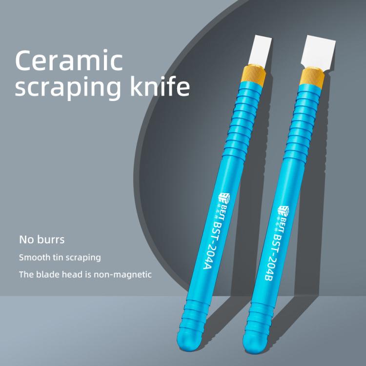 BEST BST-204A/204B Multifunctional  BGA Ceramic Tin Scraper, BEST BST-204A/204B