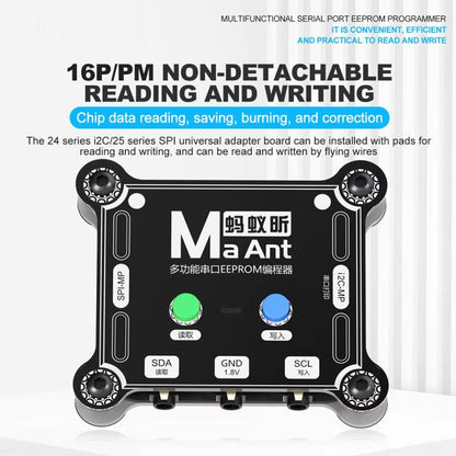 MaAnt E1 Multifunctional Serial Port EEPROM Programmer, Only Programmer, 16 Pro/16 Pro Max IC Module, Programmer+16 Pro/Pro Max IC module