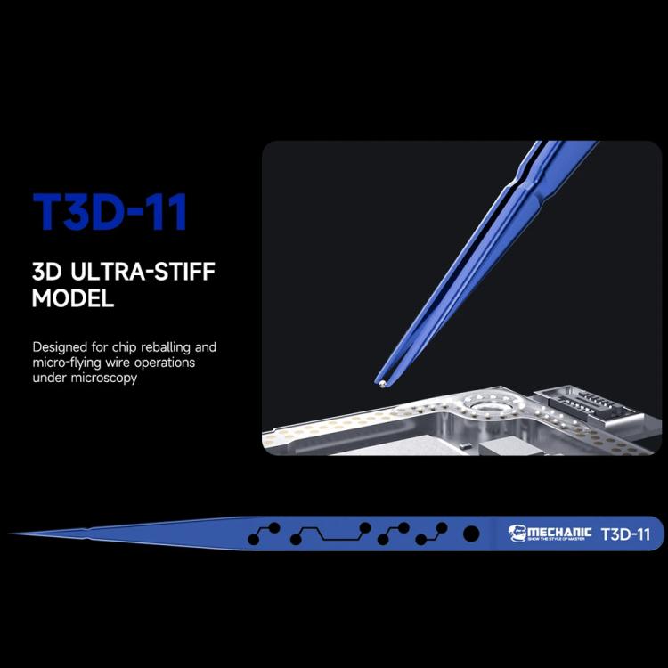 Mechanic Motherboard Flying Wire Titanium Alloy Tweezers, T3D-11, Tia-11, Tia-16