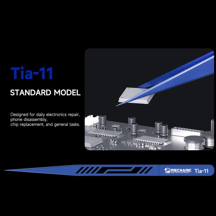 Mechanic Motherboard Flying Wire Titanium Alloy Tweezers, T3D-11, Tia-11, Tia-16
