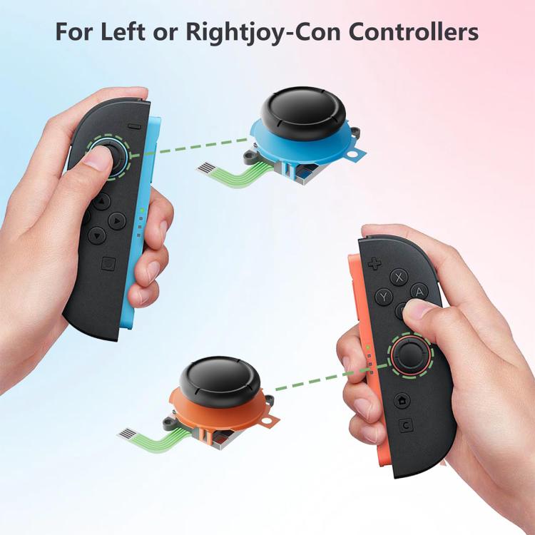 1 Pair Original 3D Button Analog Sticks Controller Thumbstick, For Nintendo Switch 2