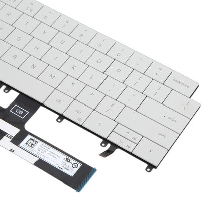 US Version Backlit Laptop Keyboard for Dell XPS 14 9440 / XPS 16 9640 0P66PH / 0DFRF5 2024, For Dell XPS 14 9440(White)
