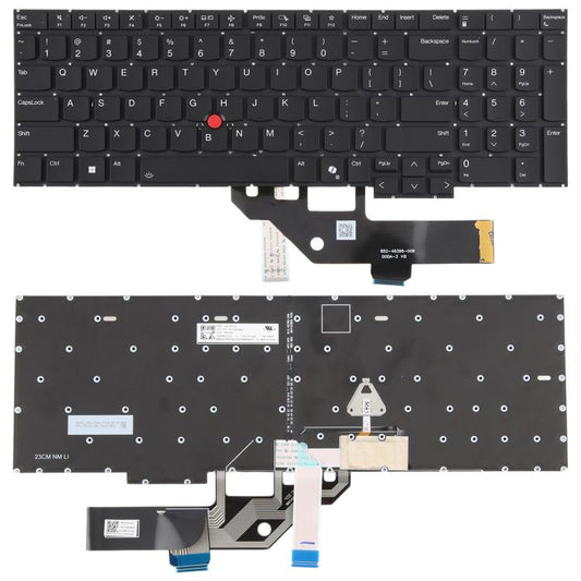 US Version Backlit Laptop Keyboard with Pointing for Lenovo ThinkPad E16 Gen 1 Type 21JN 21JQ 21JT JU, For Lenovo ThinkPad E16 Gen 1