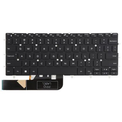 For Dell XPS 13 7390 9370 9380 P82G US Version Backlit Laptop Keyboard, For Dell XPS 13 7390(Black)
