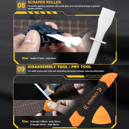 JAKEMY JM-Z28 Multi-function Polishing Deburring Accessory Set, JAKEMY JM-Z28