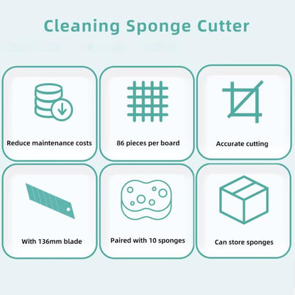 BEST BST-QJ3 Nano Sponge Cutting Storage Box with 10 Sponge Sheets, BEST BST-QJ3