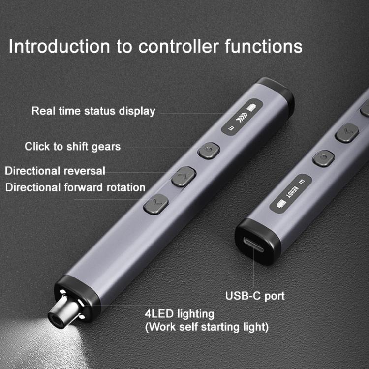 78 in 1 Precision Electric Screwdriver Kit with 5 Torque Levels / 4 LED Lights, 78 in 1