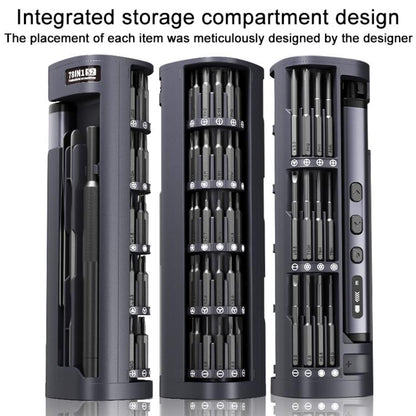 78 in 1 Precision Electric Screwdriver Kit with 5 Torque Levels / 4 LED Lights, 78 in 1