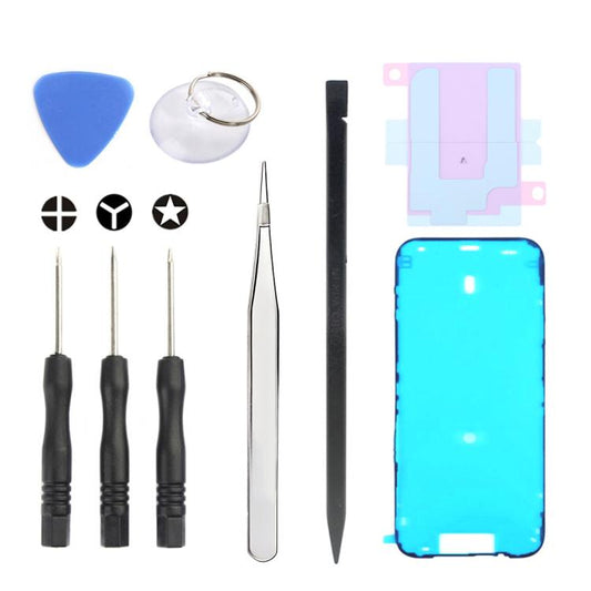 JIAFA JF-8162 9 in 1 Battery Adhesive + Waterproof Adhesive + Repair Tool Set, For iPhone 17 Pro Max, For iPhone 17 Pro, For iPhone 17, For iPhone Air, For iPhone 16 Pro Max, For iPhone 16 Pro, For iPhone 16 Plus, For iPhone 16