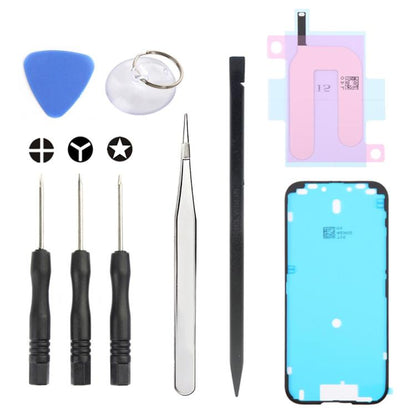 JIAFA JF-8162 9 in 1 Battery Adhesive + Waterproof Adhesive + Repair Tool Set, For iPhone 17 Pro Max, For iPhone 17 Pro, For iPhone 17, For iPhone Air, For iPhone 16 Pro Max, For iPhone 16 Pro, For iPhone 16 Plus, For iPhone 16