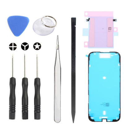 JIAFA JF-8162 9 in 1 Battery Adhesive + Waterproof Adhesive + Repair Tool Set, For iPhone 17 Pro Max, For iPhone 17 Pro, For iPhone 17, For iPhone Air, For iPhone 16 Pro Max, For iPhone 16 Pro, For iPhone 16 Plus, For iPhone 16