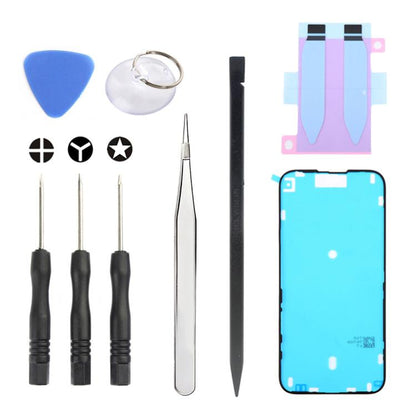 JIAFA JF-8162 9 in 1 Battery Adhesive + Waterproof Adhesive + Repair Tool Set, For iPhone 17 Pro Max, For iPhone 17 Pro, For iPhone 17, For iPhone Air, For iPhone 16 Pro Max, For iPhone 16 Pro, For iPhone 16 Plus, For iPhone 16