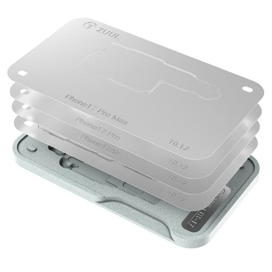 2uul BH40 Middle Layer BGA Reballing Stencil Platform Set for iPhone 17 Series, 2uul BH40
