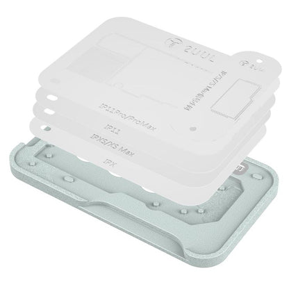 2uul BH41 Middle Layer BGA Reballing Stencil Platform Set for iPhone X-11 Series, 2uul BH41