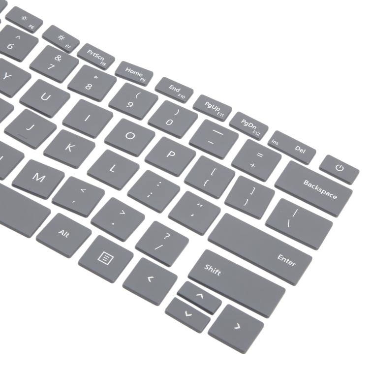 US English Version Keycaps, For Microsoft Surface Laptop 3 / 4 / 5(Gray), For Microsoft Surface Laptop 3 / 4 / 5(Black)