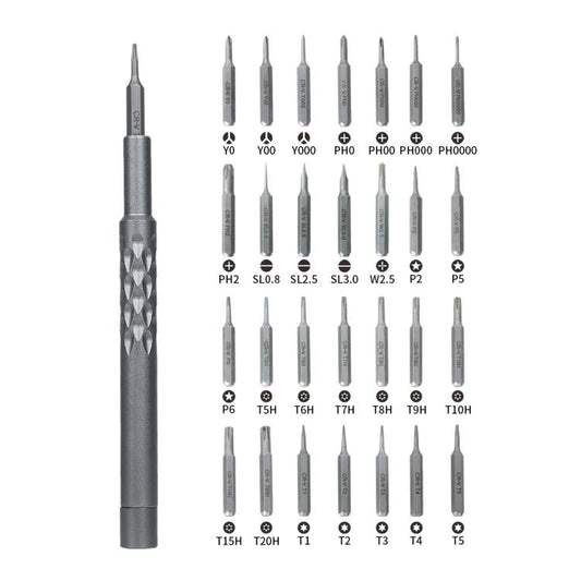 Kaisi 28 in 1 Portable Manual Precision S2 Alloy Steel Screwdriver Set, Kaisi 28 in 1