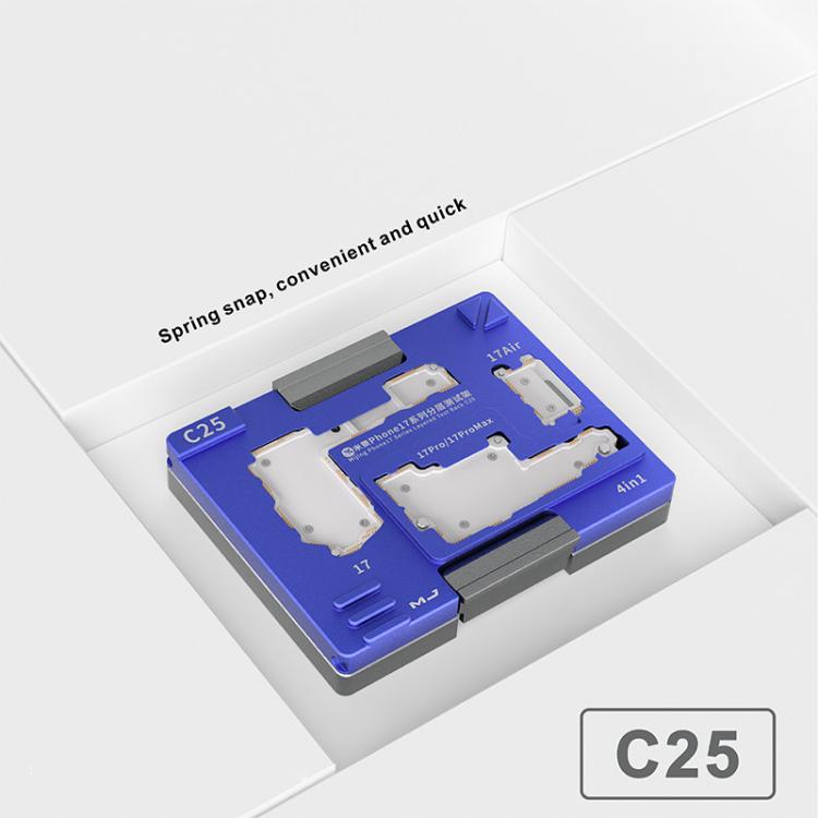 Mijing C25 Motherboard Layered Testing Fixture For iPhone 17 Series