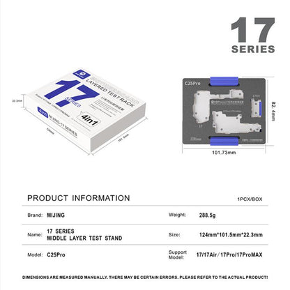 Mijing C25 Motherboard Layered Testing Fixture For iPhone 17 Series