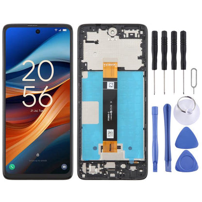 Original LCD Screen Digitizer Full Assembly with Frame, For TCL K33 5G, For TCL K32 5G, For TCL 50 XL NxtPaper Matte Version, For TCL 50 XL, For TCL 50 XE