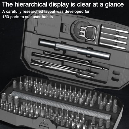 153 in 1 Long Endurance Three-speed Adjustment Electric Screwdriver Set, 153 in 1