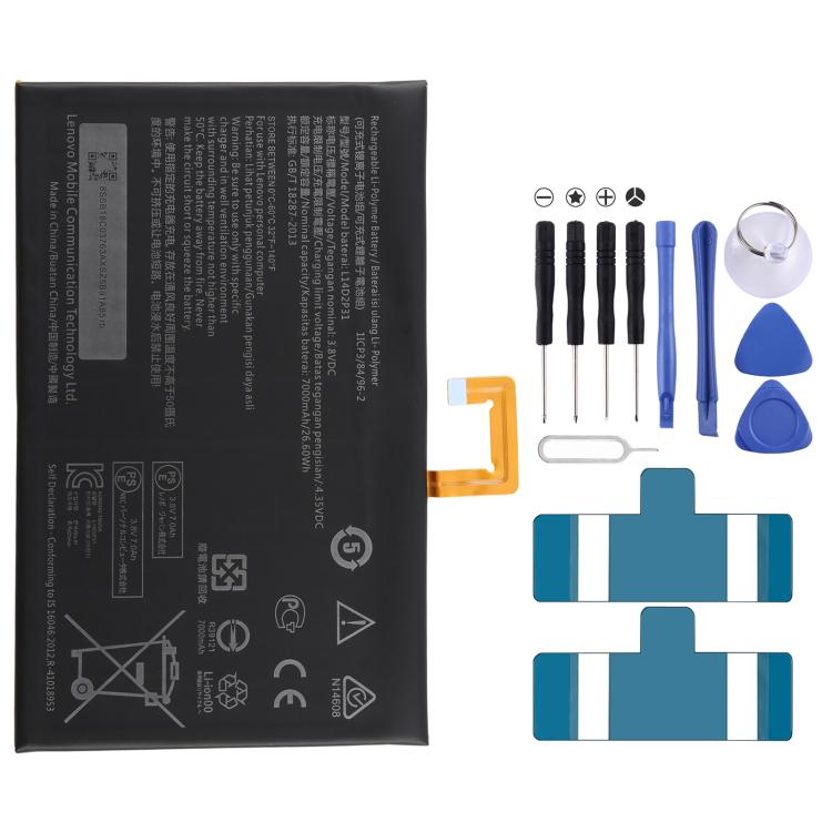 For Lenovo Tab 2 A10-70F / A10-70L/LC / TB2-X30F/M 7000mAh L14D2P31 Battery
