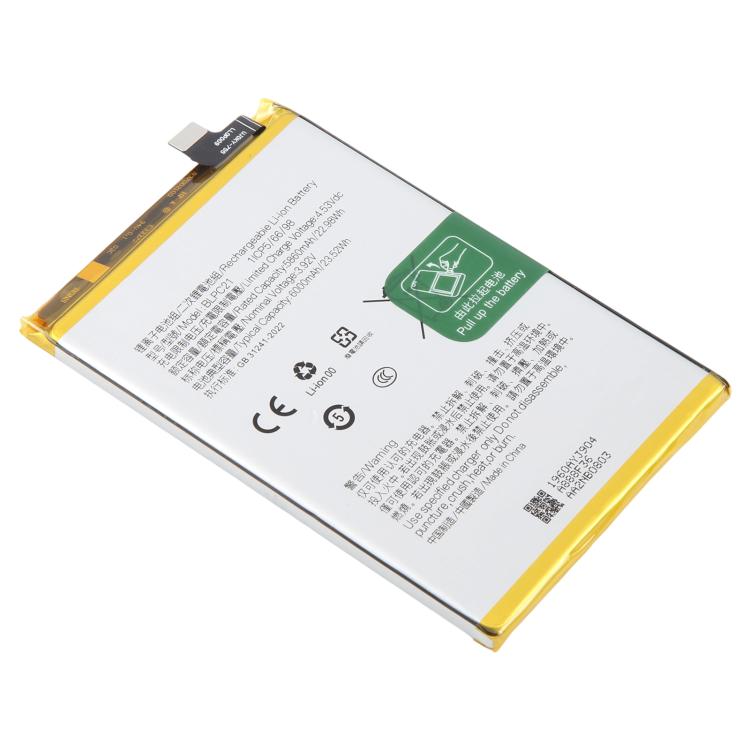 Battery, For OPPO A5x Global 6000mAh BLPC21