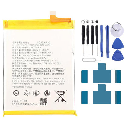 Battery, For Coolpad Cool 20 Pro CP05 4500mAh CPLD-240, For Coolpad 60 Lite CP3AT2 4400mAh CPLD-252